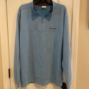 Columbia Sky Blue Quarter-Zip Sweater